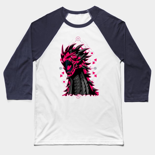 dragon roar Baseball T-Shirt by SHINIGAMII